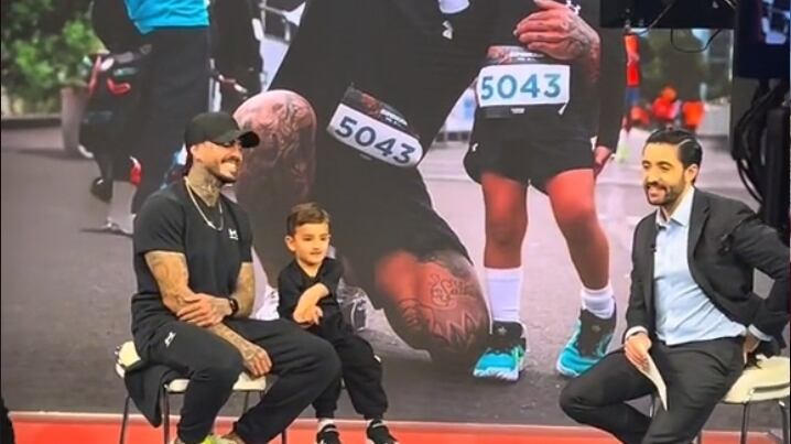 Así fue el debut televisivo de Salvador, hijo de Melina Ramírez y Mateo Carvajal en Estados Unidos