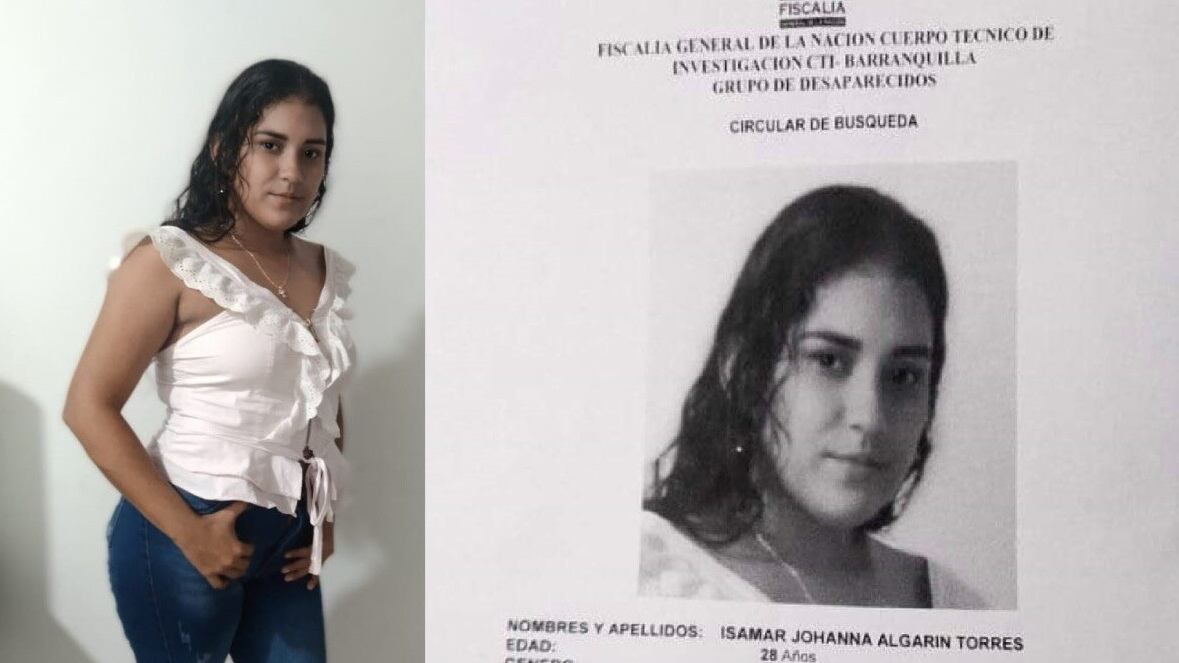 Foto de Isamar Algarín, video revela cómo fue raptada en Barranquilla.