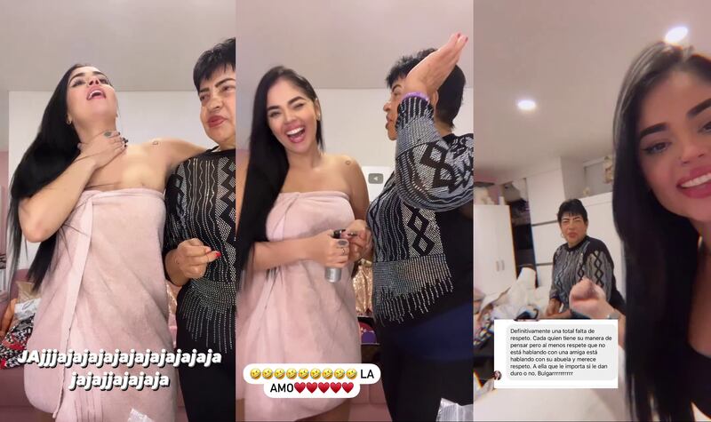 'La Segura' hablo de sexo "salvaje" con su abuela y una seguidora la criticó