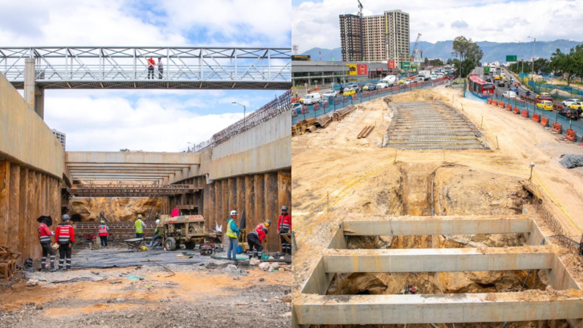 Deprimido de la avenida 68 con avenida Américas.