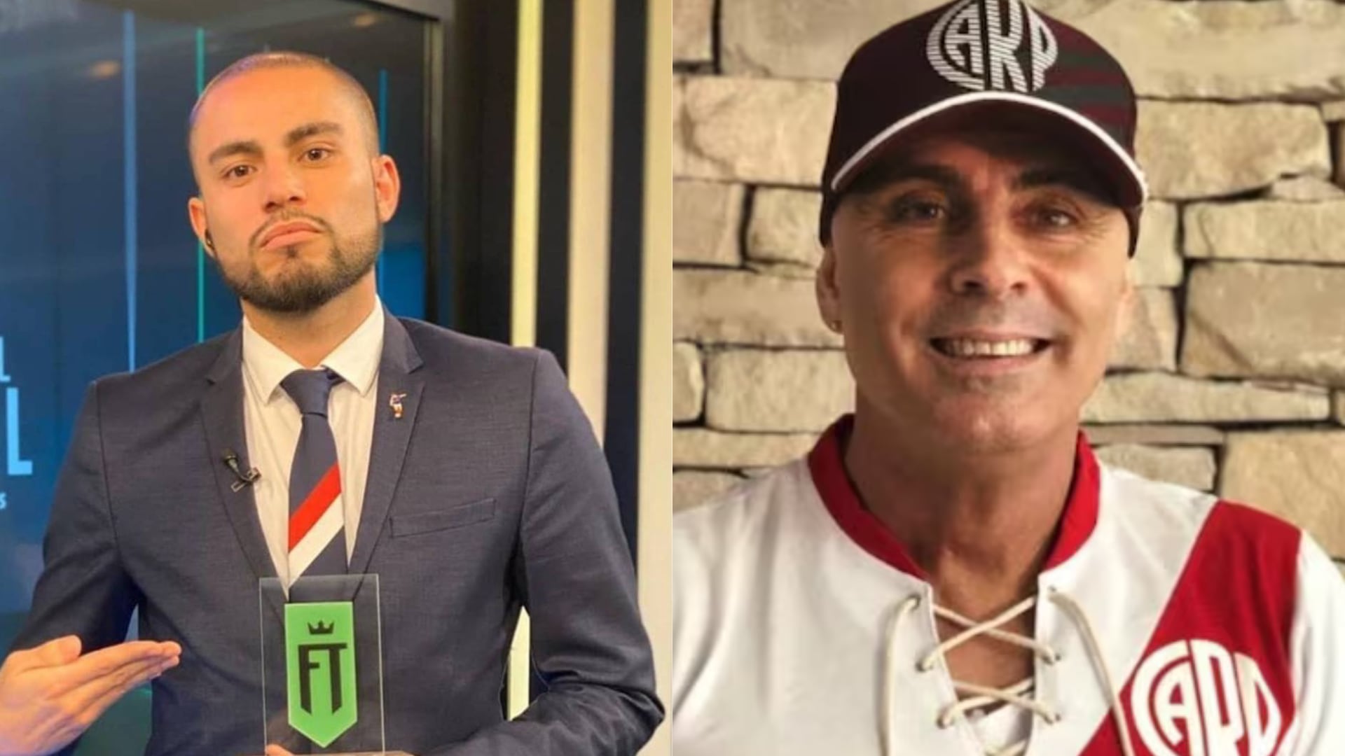 Samuel Vargas y Pablo Lunati - Fotos: Redes sociales de los dos periodistas el 8 de agosto del 2026