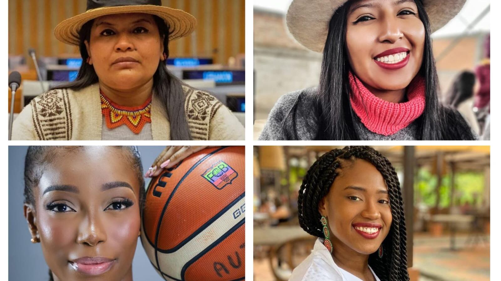 Mujeres destacadas del programa Juntanza Étnica.