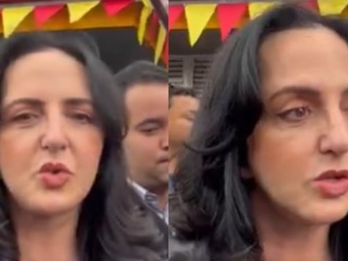 María Fernanda Cabal llegó a las urnas al lado de su hijo Juan José: ¿Apoyaron a Abelardo de la Espriella?