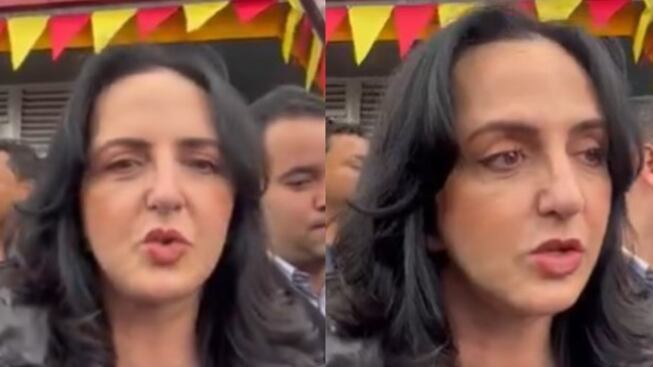 Foto “Deberían ir al psiquiatra y hacerse un exorcismo”, le dijo a la izquierda María Fernanda Cabal en homenaje a Miguel Uribe.