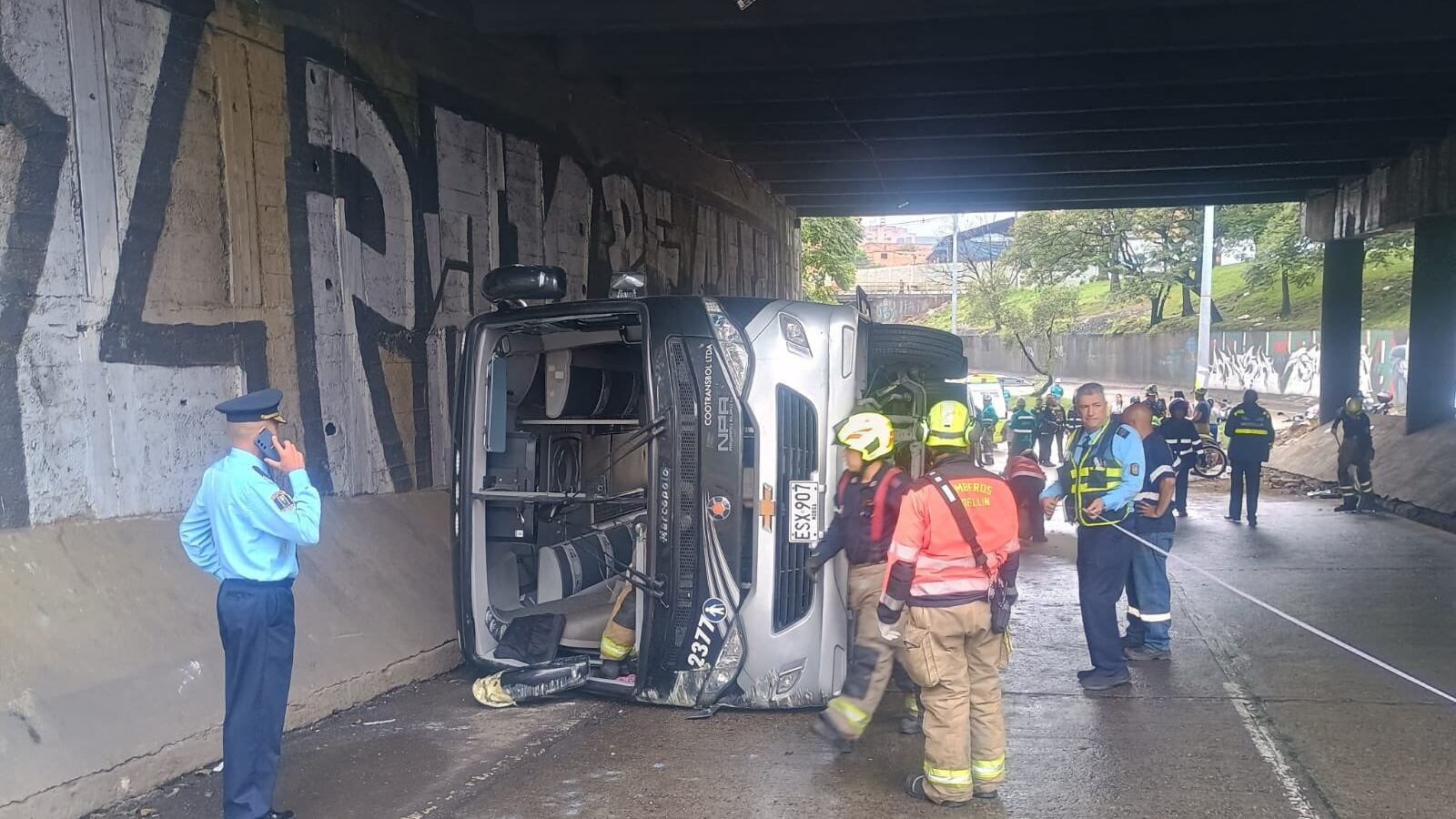 Accidente 10 niños de Casanare en Villanueva, Medellín