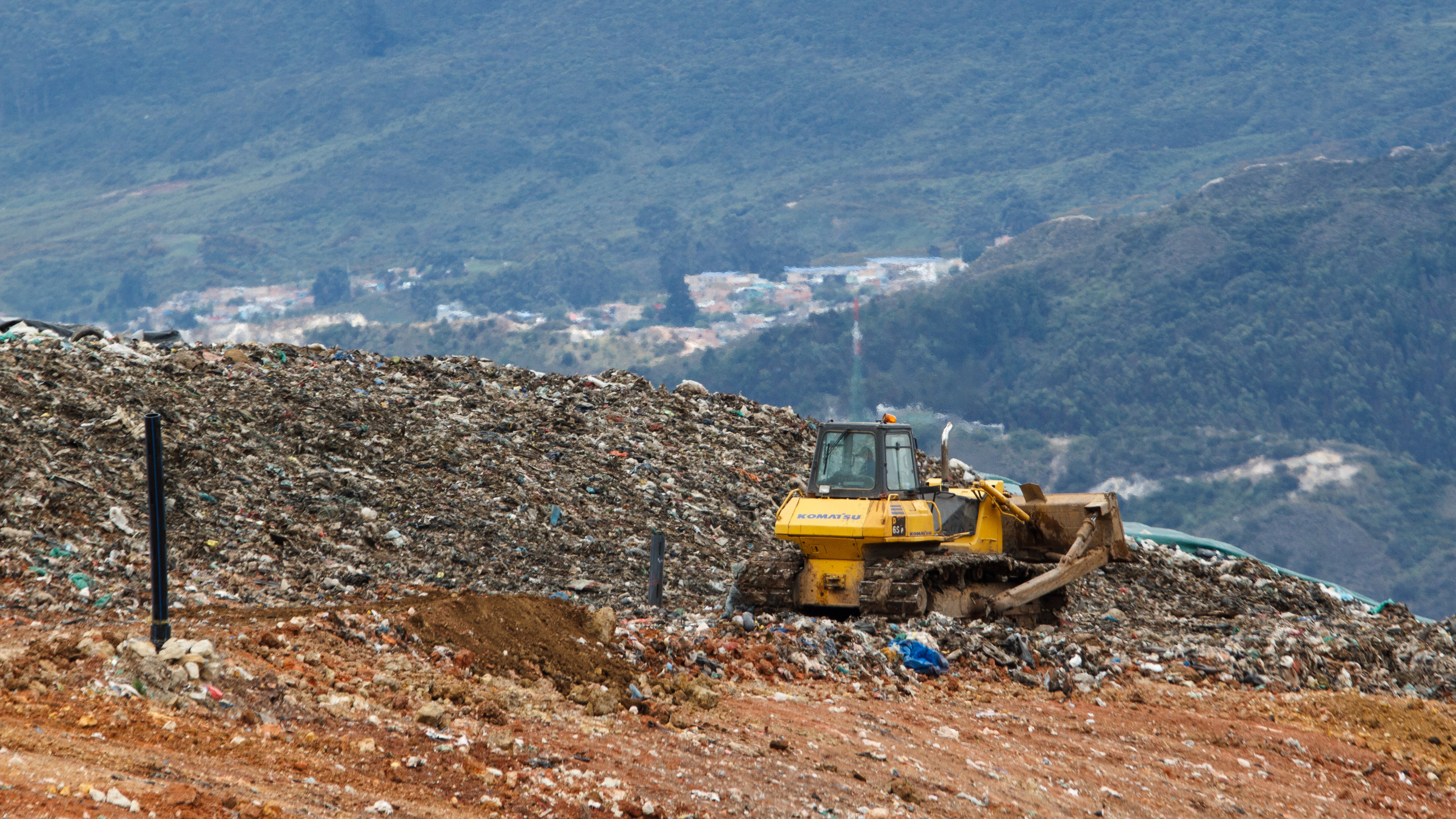 colombia, bogota, relleno, sanitario, doña juana, basuras