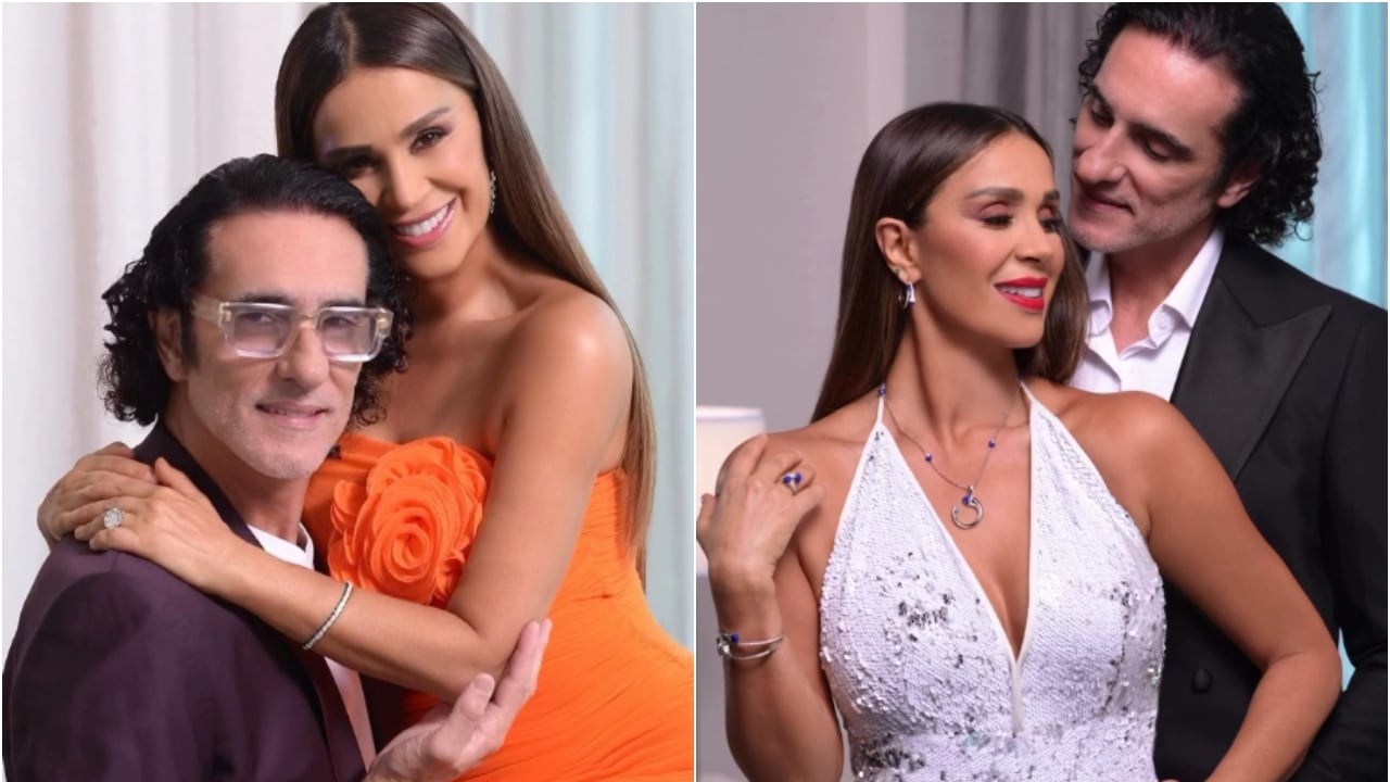 Miguel Varoni con su esposa Catherine Siachoque