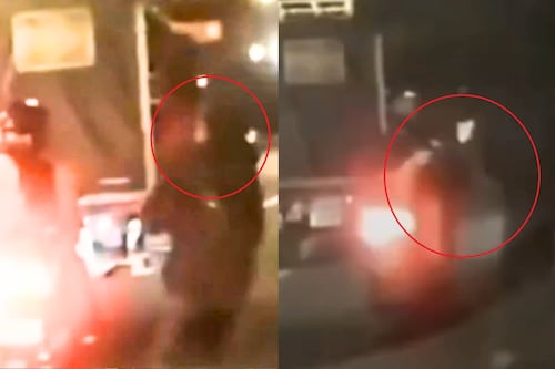 Video| Violento hurto bajo la modalidad de “raponazo” a mujer que iba en moto en pleno centro de Medellín