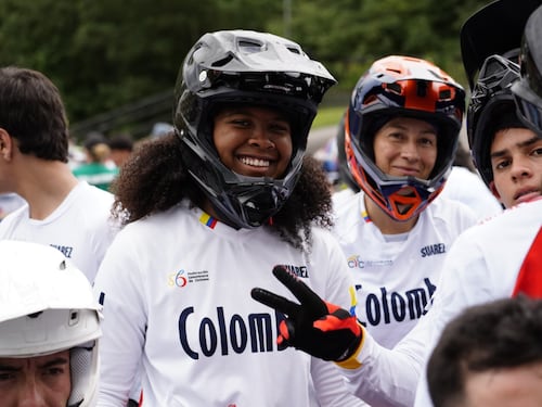 Primeras medallas para Colombia en el Mundial de BMX Racing 2025