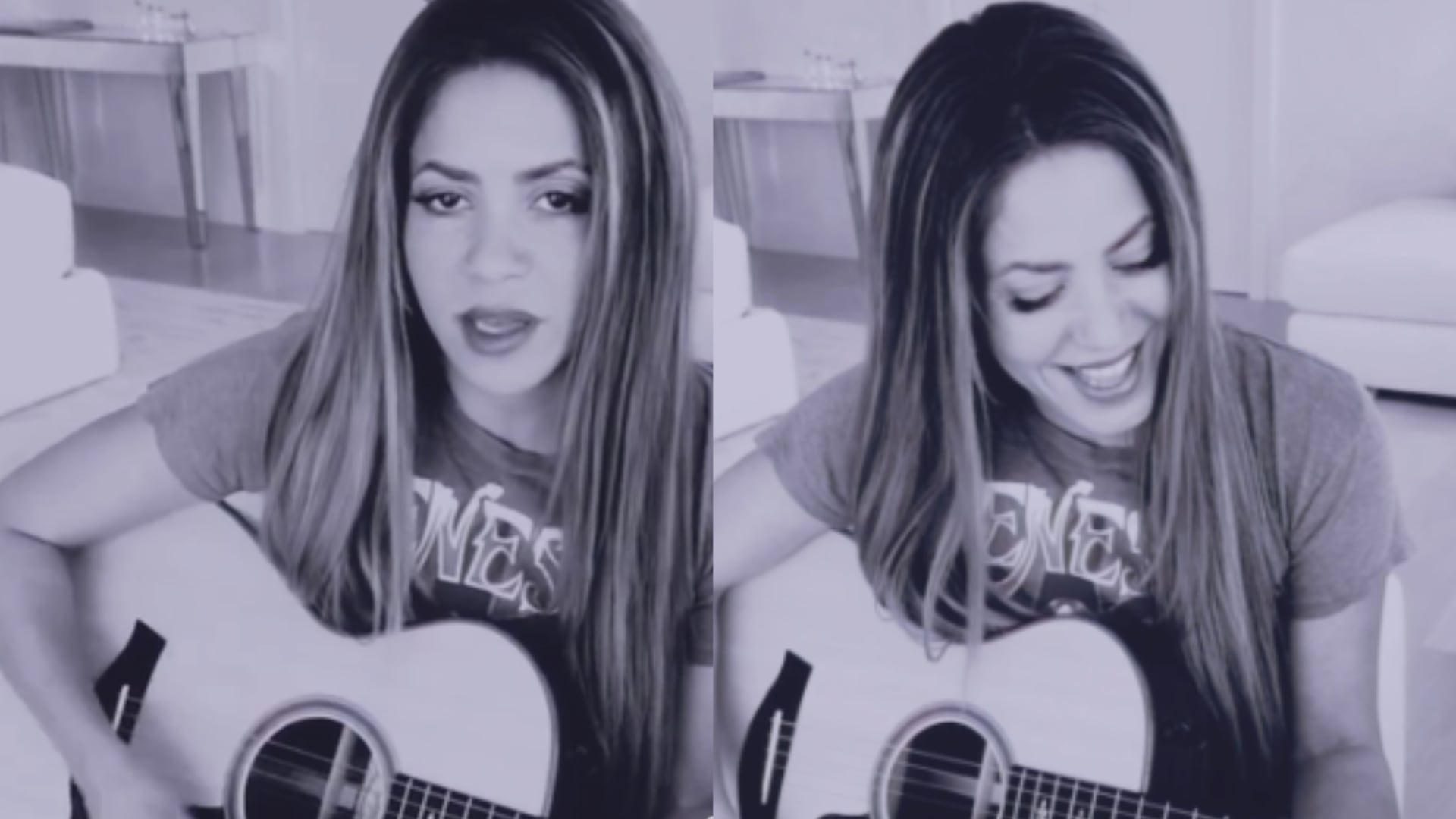 Shakira cantando acapela Acróstico