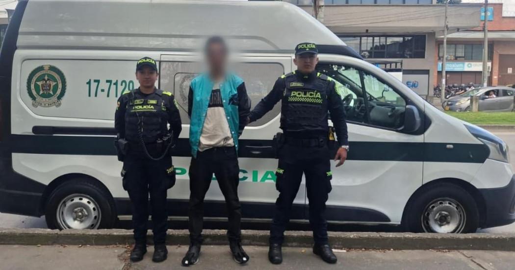 Cámara de seguridad lo delató: cayó delincuente que tenía azotado el sector de Chapinero Alto con el ‘raponazo’