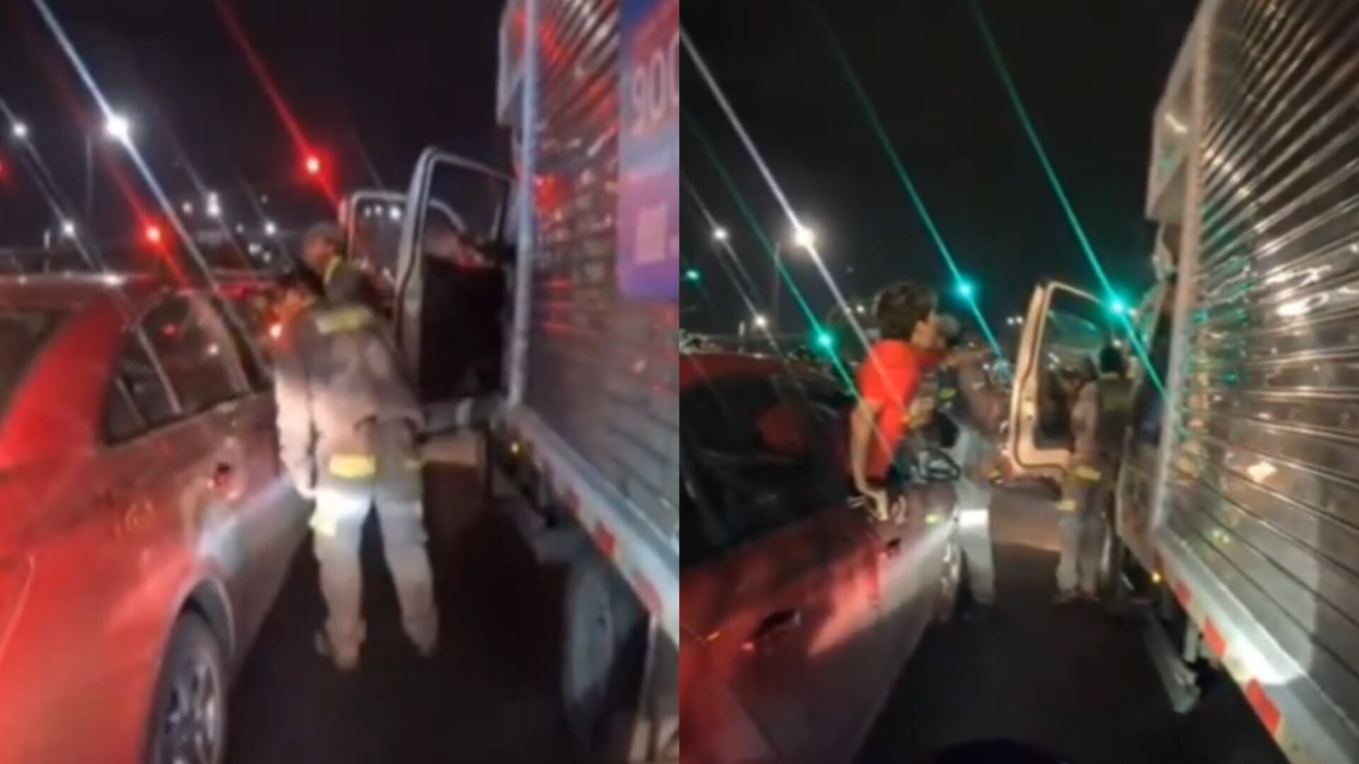 Indignación por vídeo de trabajadores de una empresa de telecomunicaciones intimidando a pasajeros de un carro