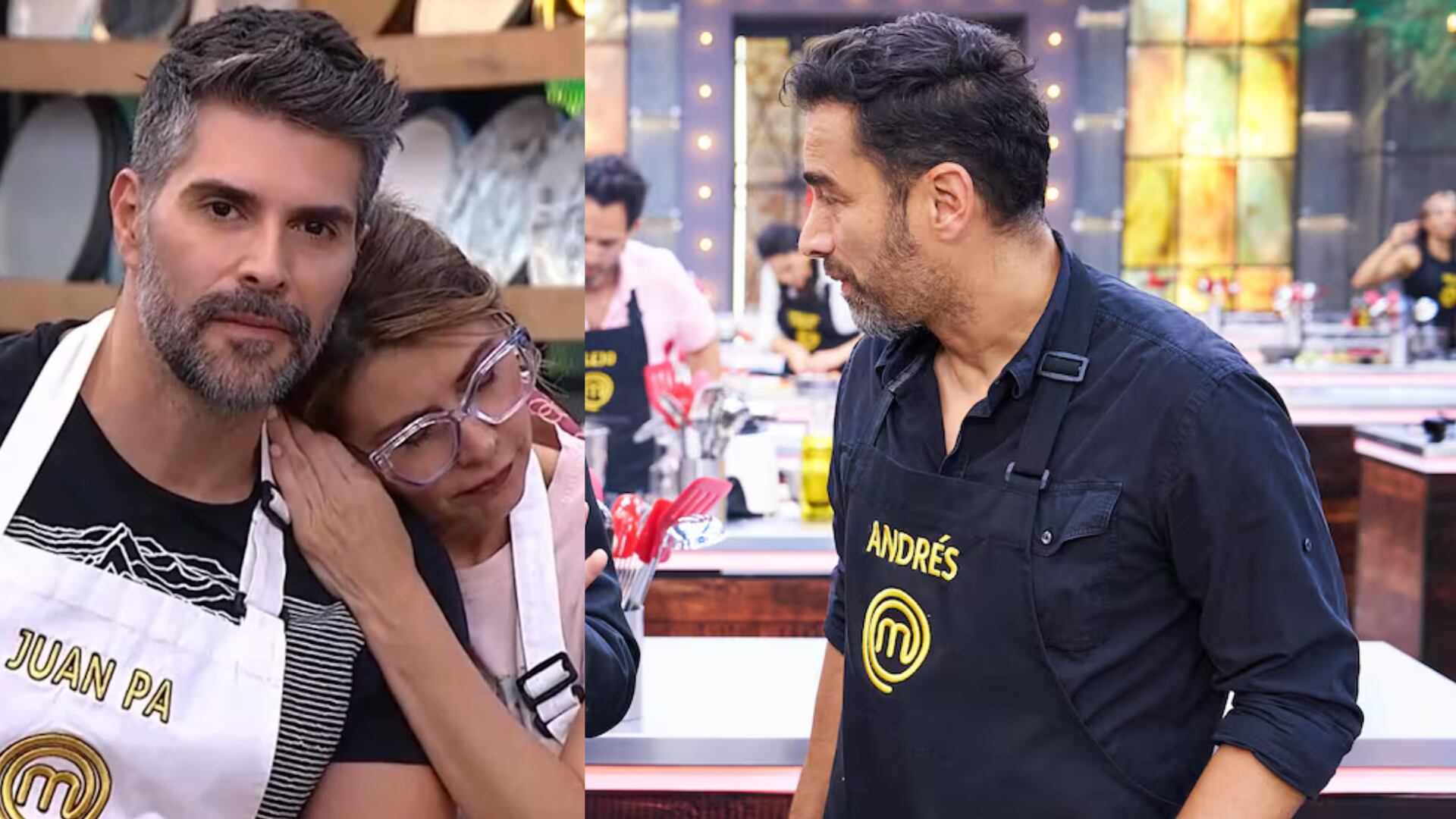 Juan Pablo Llano no ocultó su tristeza por eliminación de Andrés Toro de MasterChef
