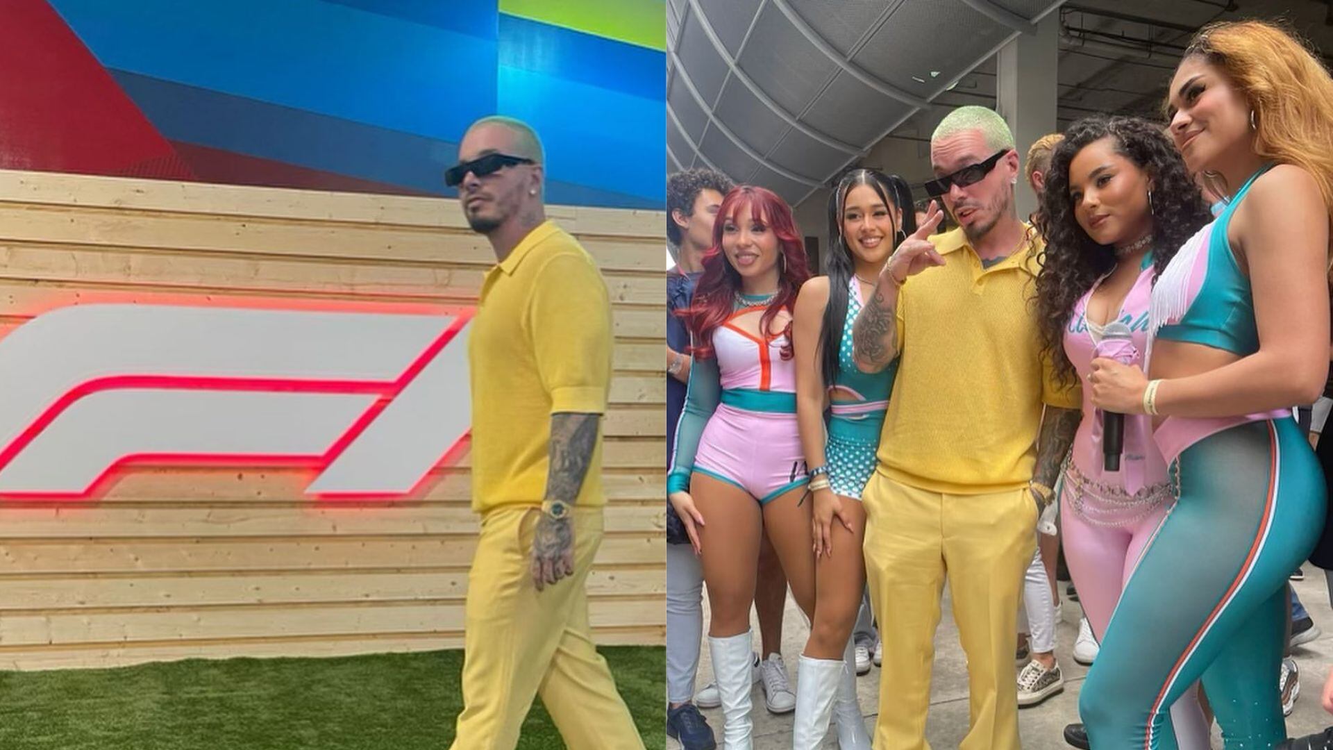 J Balvin en el GP de Miami