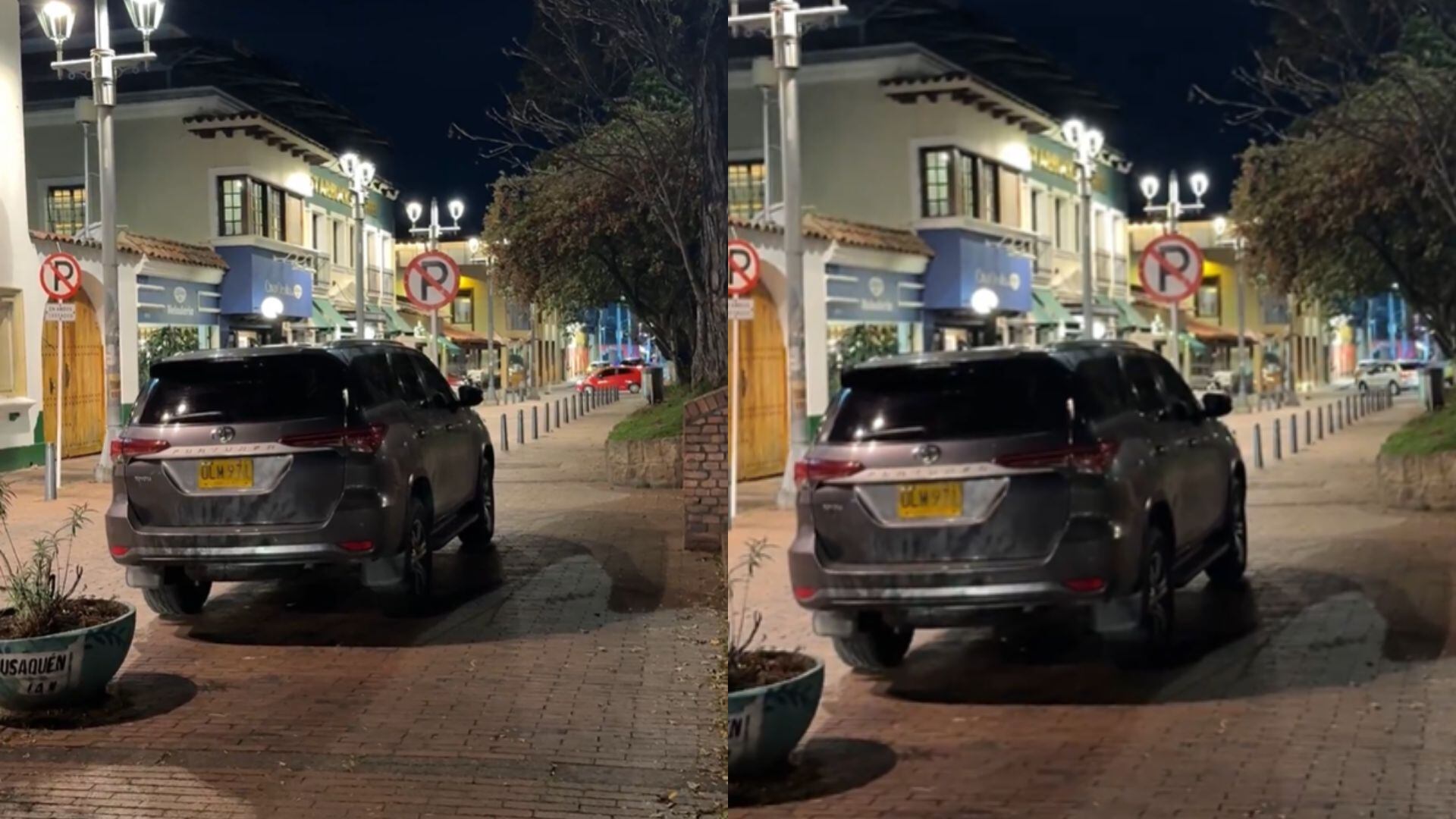 Camioneta mal parqueada en Usaquén resultó ser de la Alcaldía de Bogotá