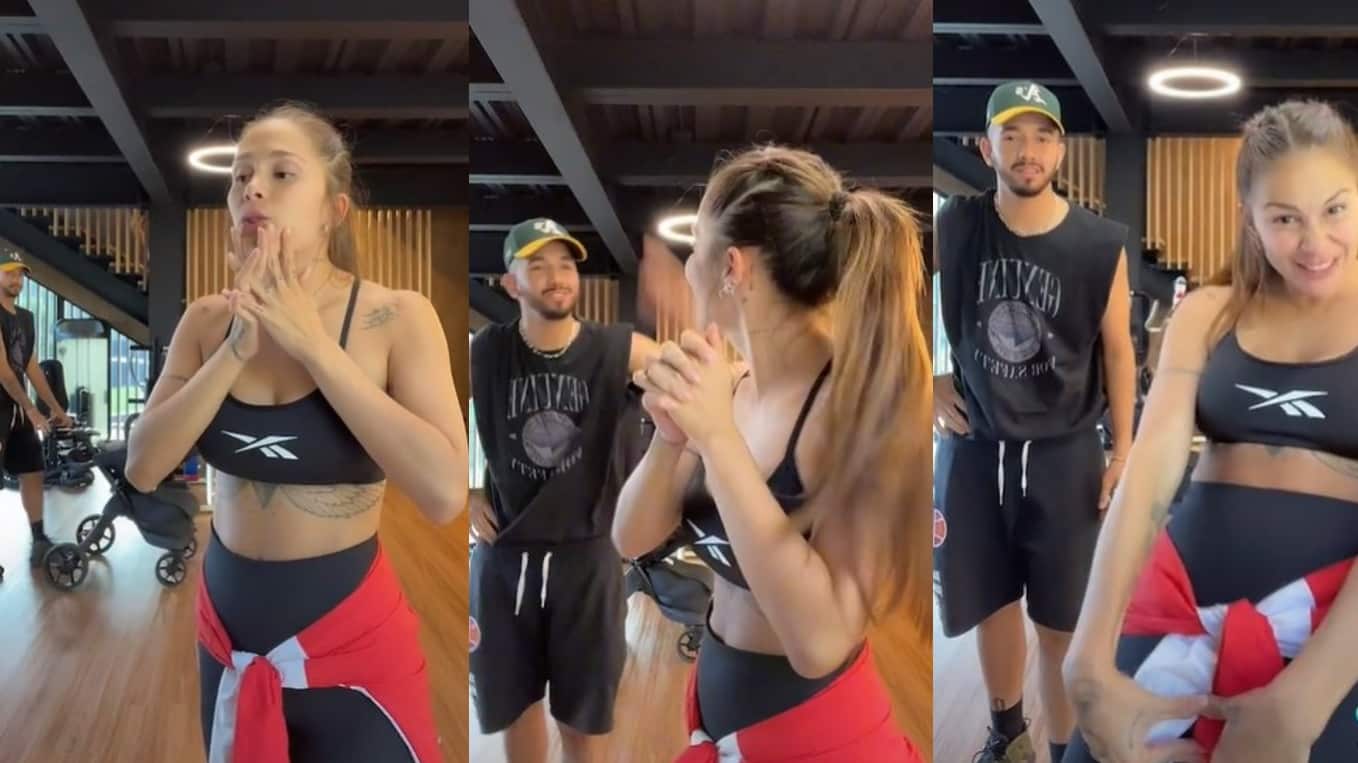 Greeicy sorprendió a todos con el gesto que le hizo a Mike Bahía cuando este la increpó en un video.