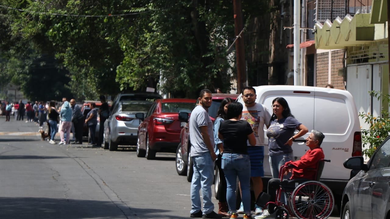 Los habitantes de la CDMX respetaron el llamado de las autoridades para reforzar la cultura de Protección Civil. (Publimetro)