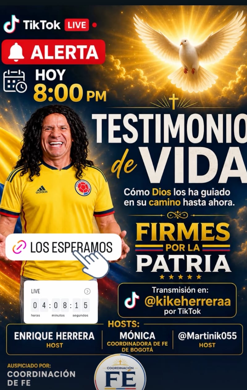 Alerta dirigirá encuentro religioso en pro de Abelardo de la Espriella