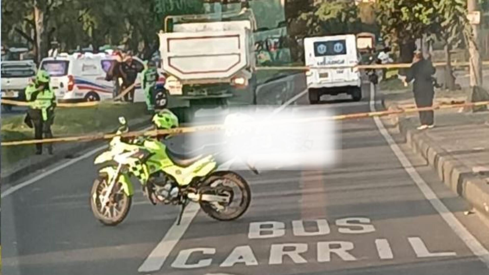 Accidente de tránsito.