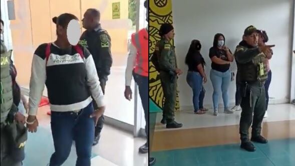 Imágenes presunta ladrona que modeló para video.