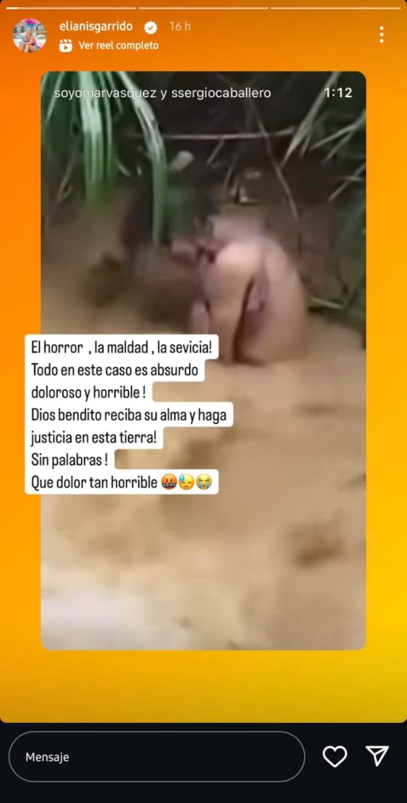 Elianis Garrido se pronunció sobre el caso de Sara Millerey