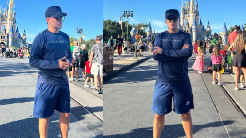 Yeison Jiménez se fue a Disney con su hijo en Estados Unidos
