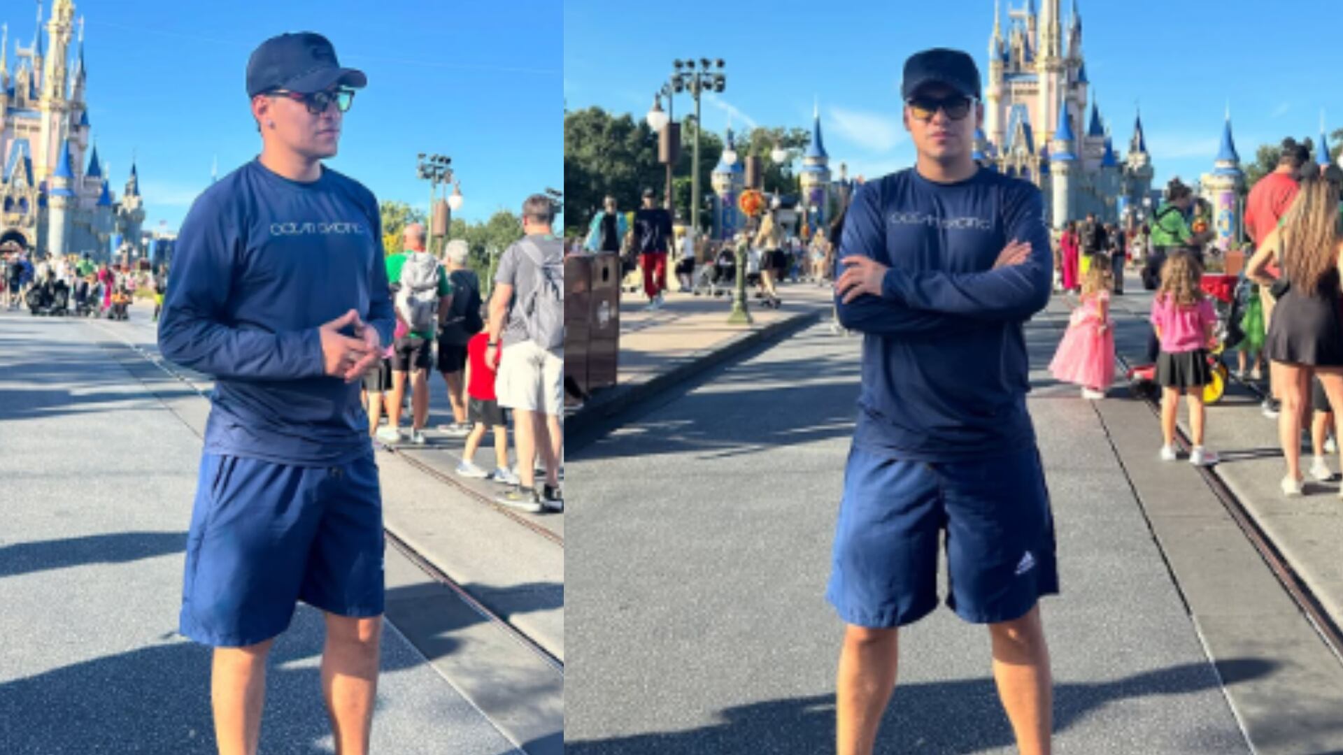 Yeison Jiménez se fue a Disney con su hijo en Estados Unidos