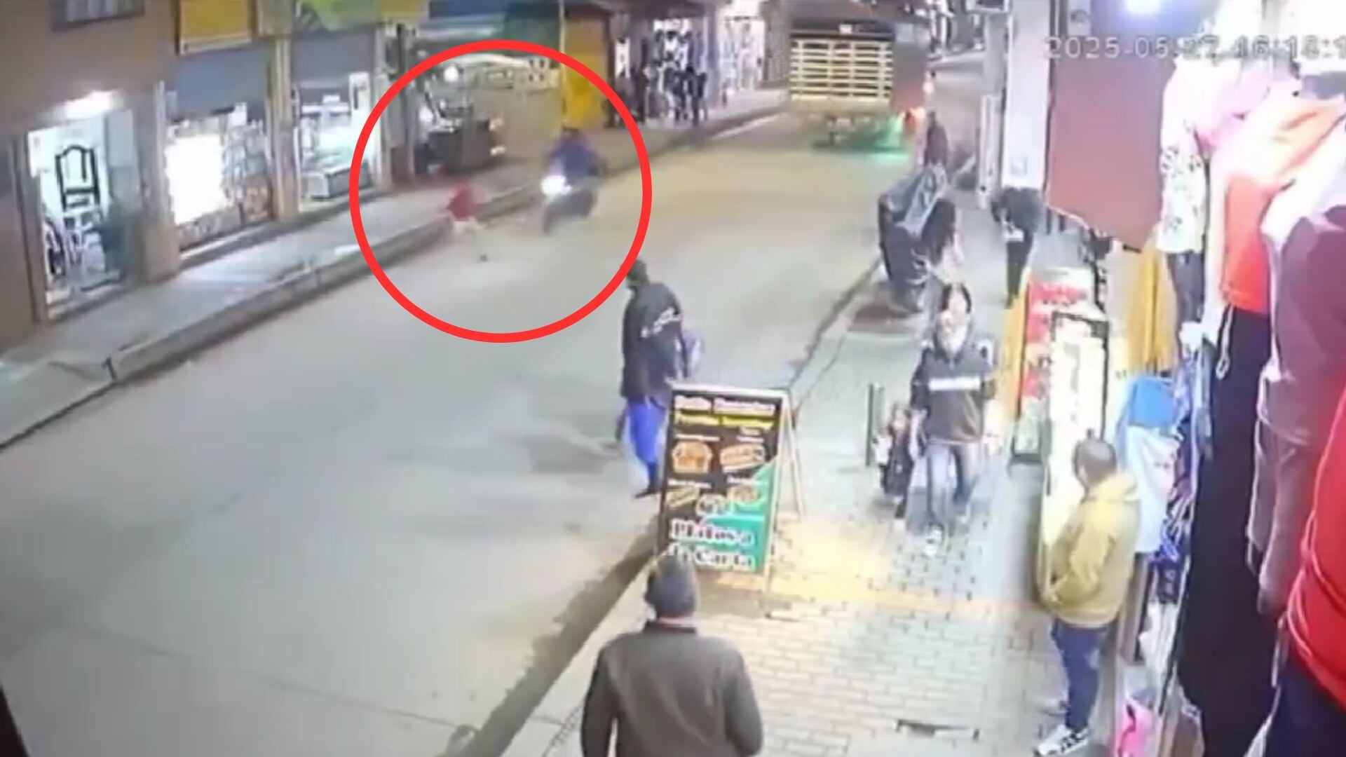 Accidente de moto en Bosa