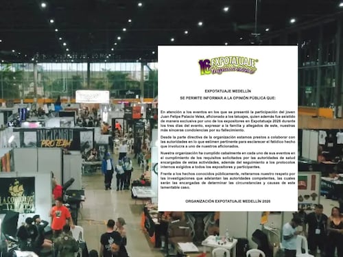 Expotatuajes se pronunció por la muerte de joven de 26 años tras tatuarse en el evento: esto dijeron sobre el caso