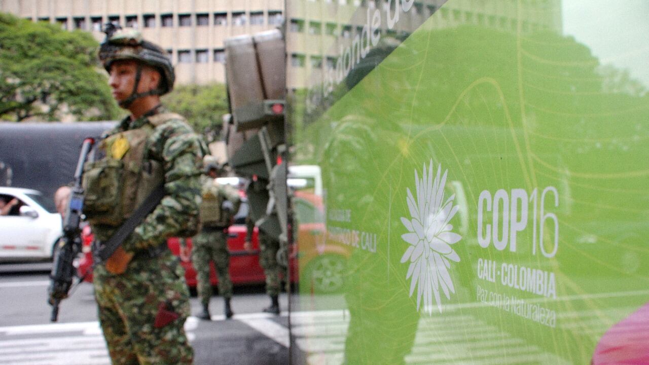 En fotos: conozca a los gladiadores estarán protegiendo a los visitantes en Cali en la COP 16.