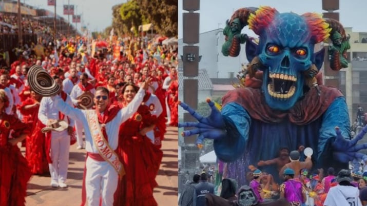 Carnaval de Barranquilla respondió al Carnaval de Pasto con cumbia, no con carrozas.