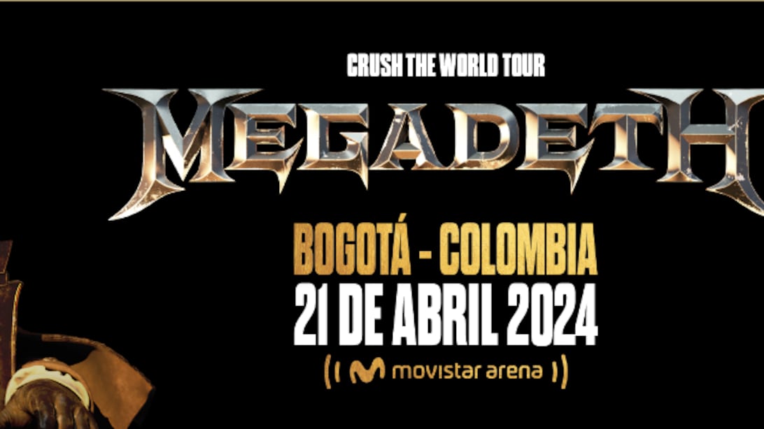 Megadeth regresa a Bogotá en 2024: Estos son los precios y ubicaciones