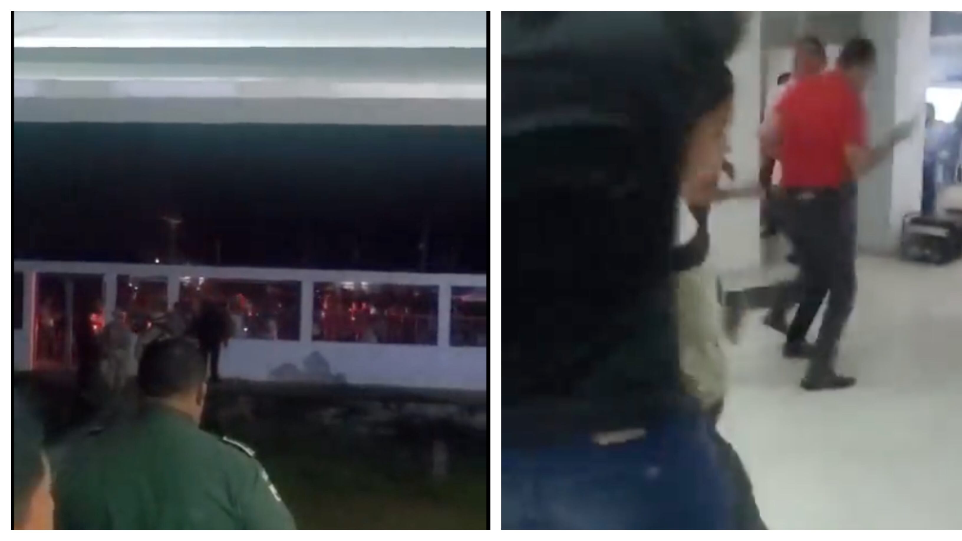 Disturbios en Manaure (Redes sociales)