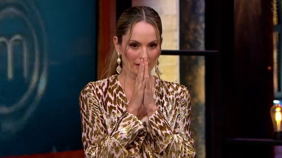 La presentadora Claudia Bahamón advirtió que pudiera salir del canal RCN tras violar una de las reglas de 'MasterChef Celebrity'