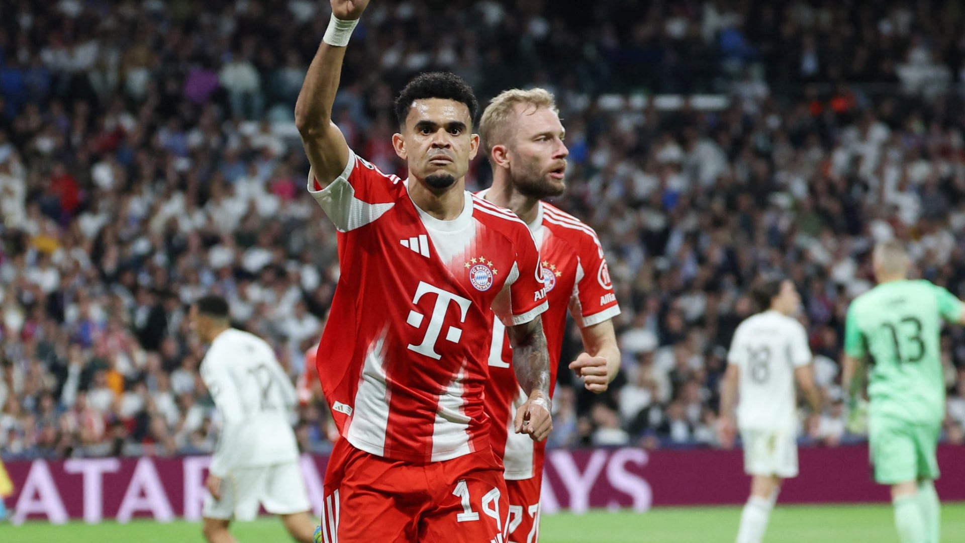 Luis Díaz se convirtió en el tercer colombiano en hacerle gol al Real Madrid en Champions