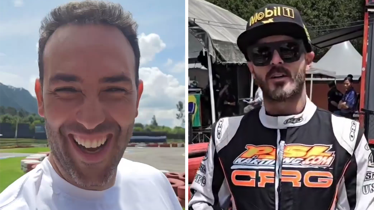 Sebastián Martínez y Tatán Mejía desde sus redes sociales