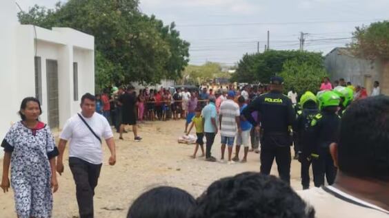 Foto masacre en Maicao deja cinco muertos: sicarios con fusil atacaron estadero en La Guajira.