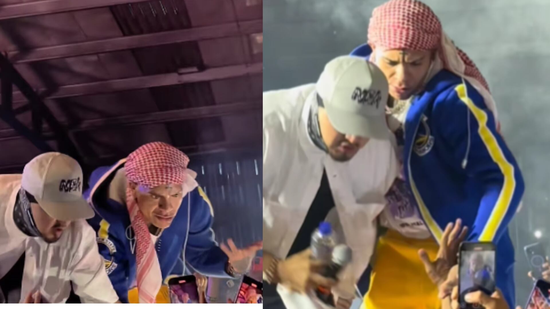 Rapero cubano reaccionó molesto por un intento de robo en un concierto en Bogotá