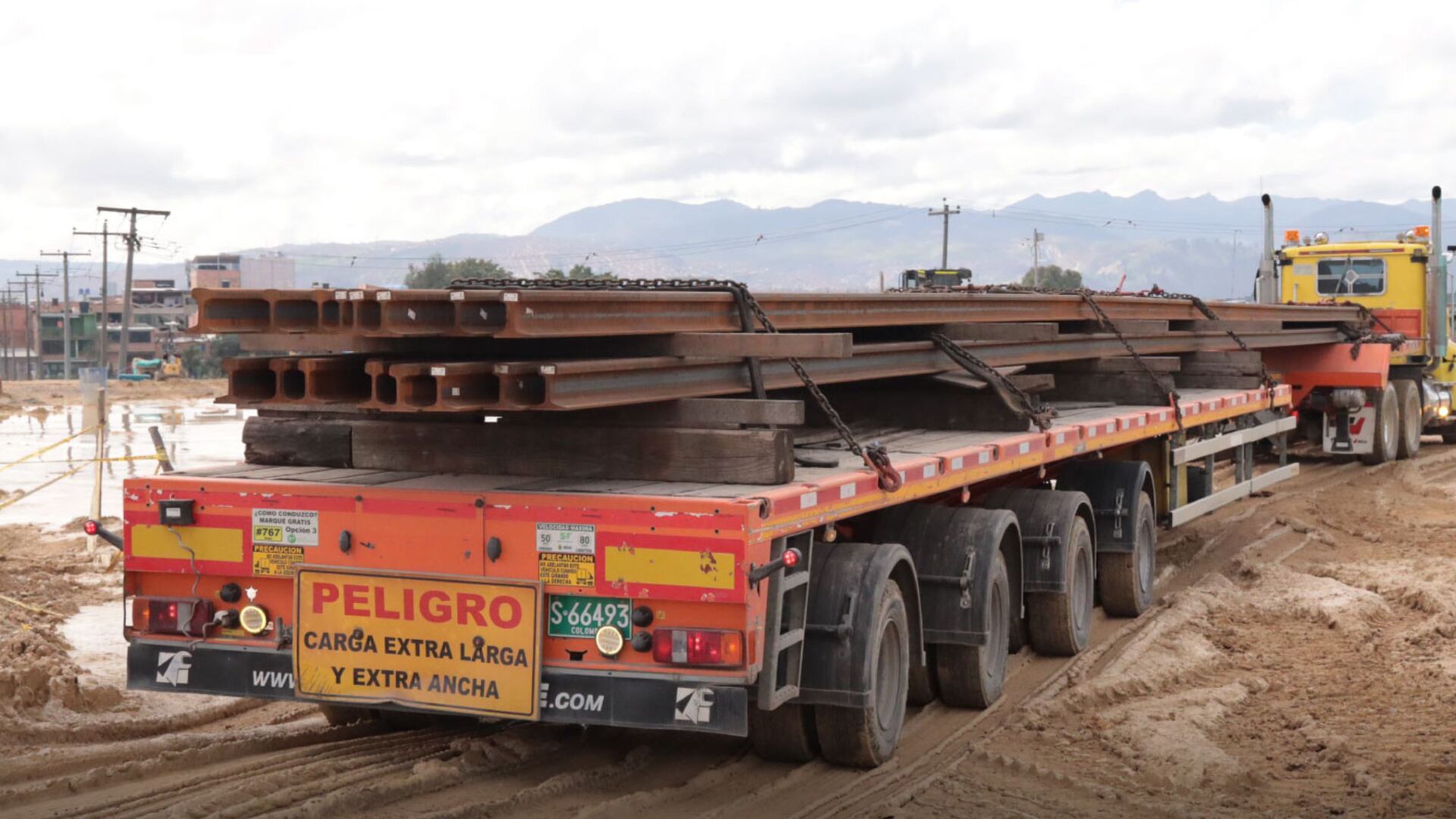 Los rieles de la Primera Línea del Metro ya están en Bogotá: viajaron más de 16.000 kilómetros desde China