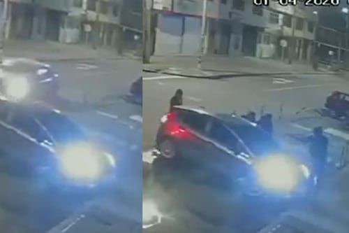 Quedaron sin el botín: Rápida reacción de un conductor evitó que seis hombres le robaran el carro