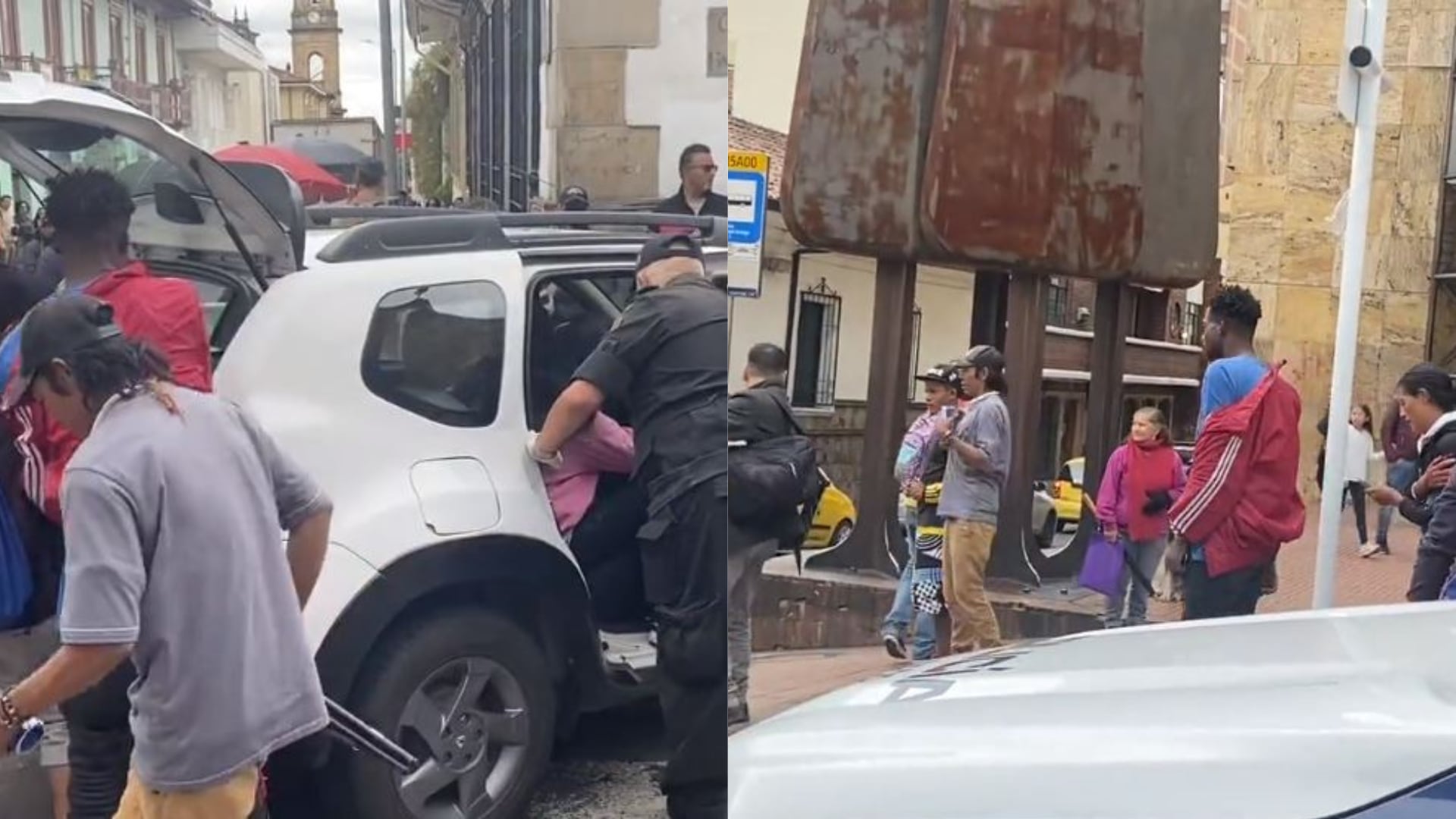 Dos personas apuñaladas en el centro de Bogotá tras riña