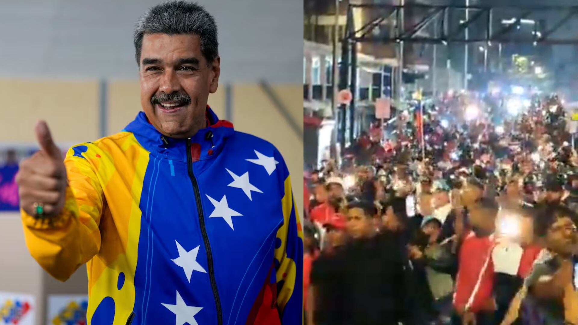 Cientos de chavistas reiteran su apoyo a Nicolás Maduro