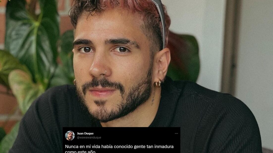 Desde hace días el cantante Juan Duque, expareja de la modelo Lina Tejeiro, ha estado más que activo en su red social Twitter con ese tipo de mensajes.