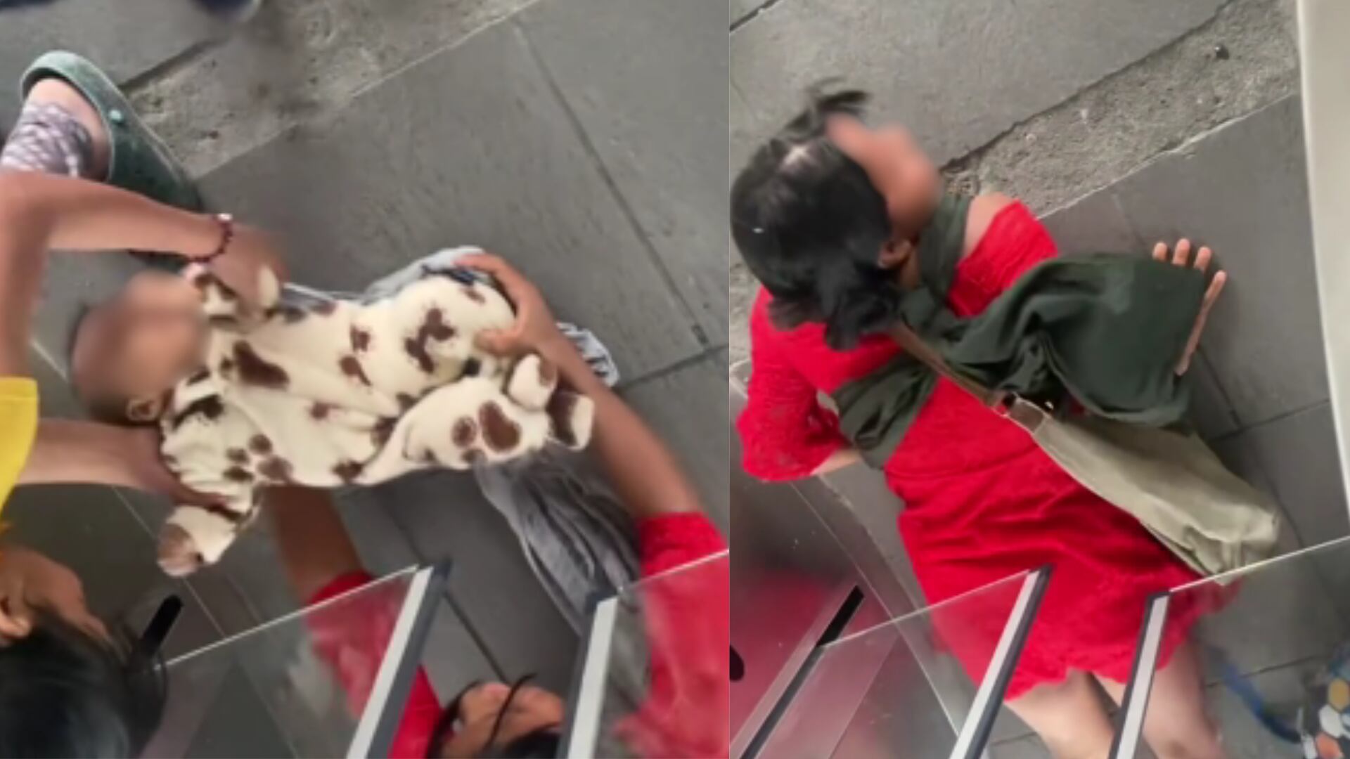 Mujeres arriesgaron a bebés y niños para colarse en TransMilenio