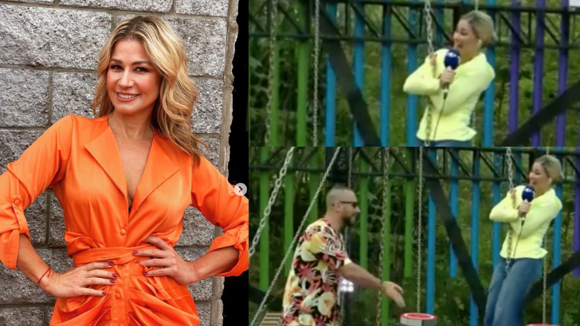 Pilar Schmitt casi se cae probando El Desafío The Box