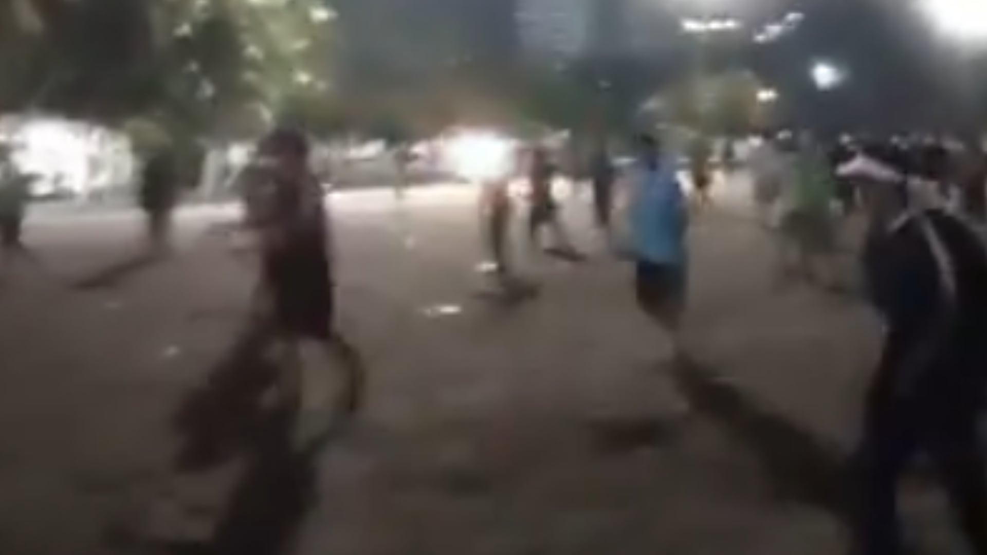 Violenta pelea protagonizaron los hinchas de Atlético Nacional en las playas de Santa Marta