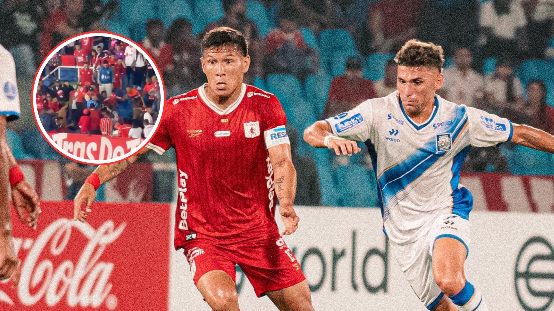 América celebró en la cancha, pero sus hinchas se agarraron a golpes en la tribuna