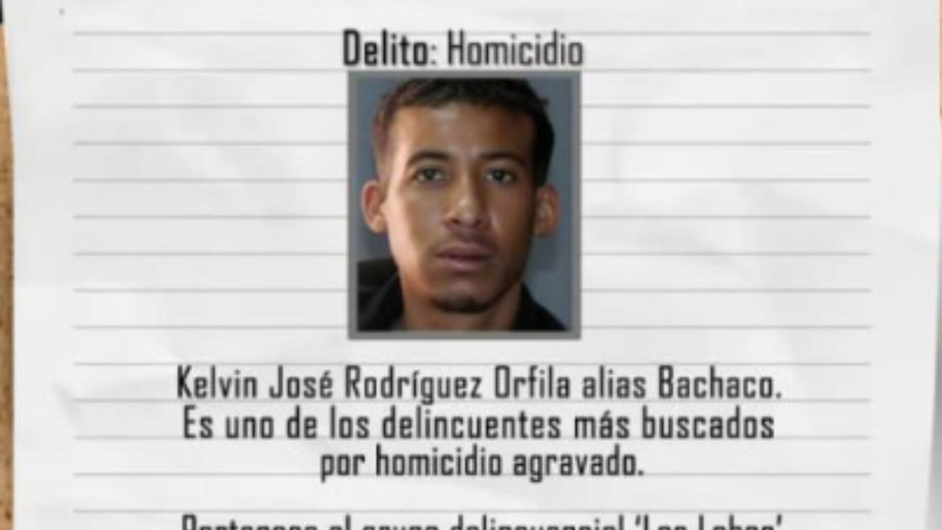 Alias 'Bachaco' el más buscado en Bogotá por homicidio.