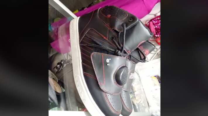 La creatividad colombiana no tiene límites: Lanzaron tenis con parlantes incluidos