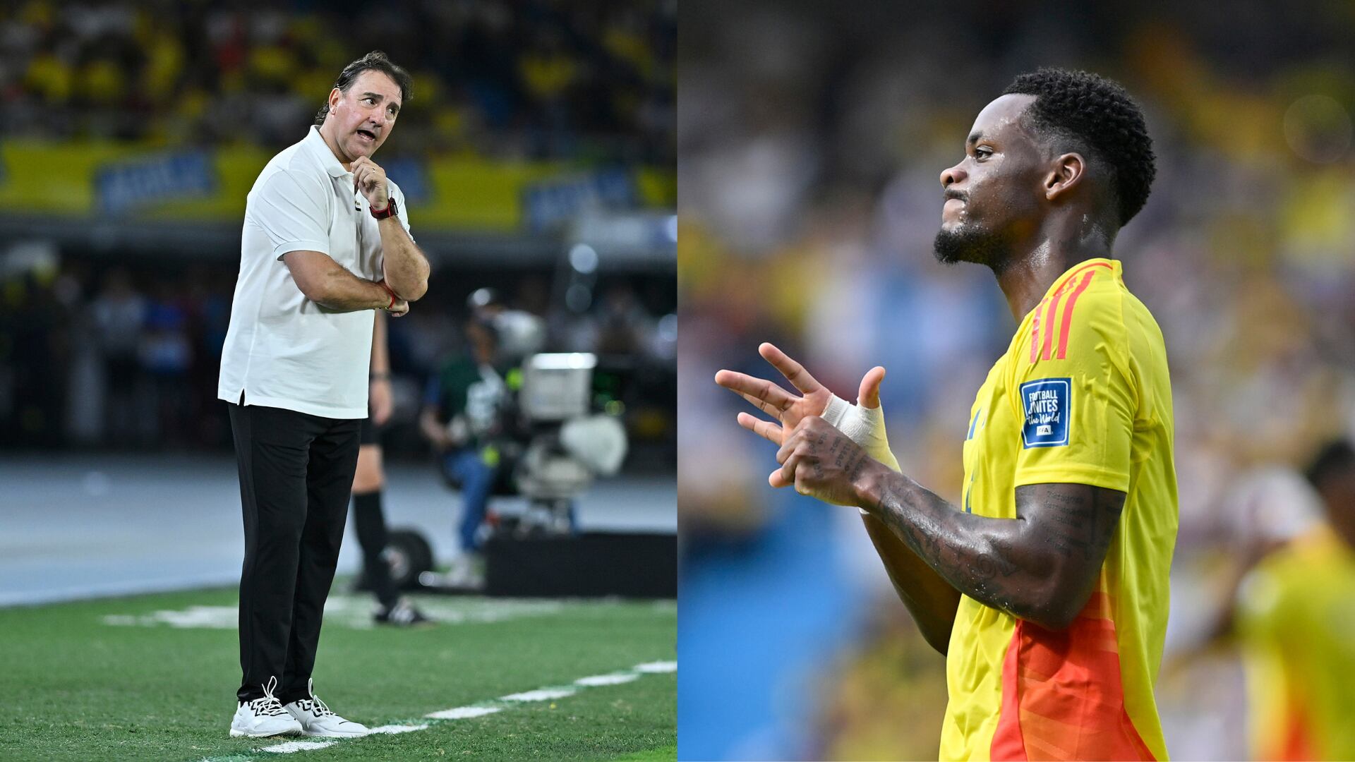 Néstor Lorenzo y Jhon Durán - Fotos: Getty